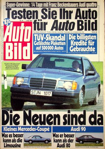Deckblatt Auto Bild (19/1987)